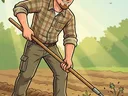 Using a stirrup (or "scuffle") hoe can be a great way to beat the weeds and save your back