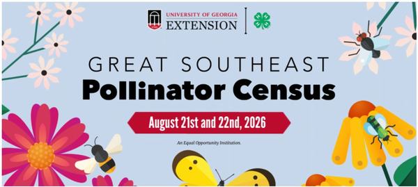 Screenshot of the Great Southeast Pollinator Census logo
