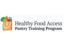 Healthy Food Access Pantry Training Program bag of fruits and vegetables