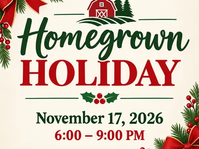 Homegrown Holiday program scheduled for November 17, 2026