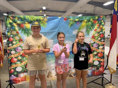 Winners of our cooking competition during Junior Cooking Camp