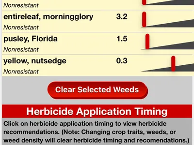 Weedy mix recommendation