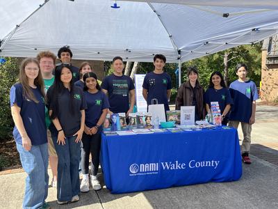 Wake County 4-h Teen Council at the Walk for Mental Health in 2025