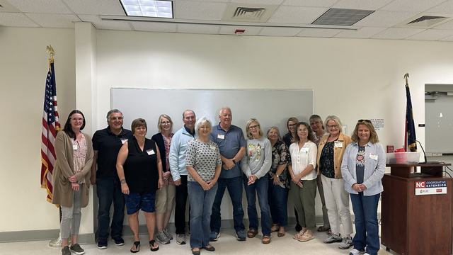 Group of master gardener program graduates