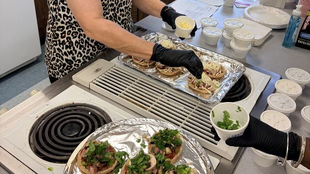 Chrissy making mini pizza recipes