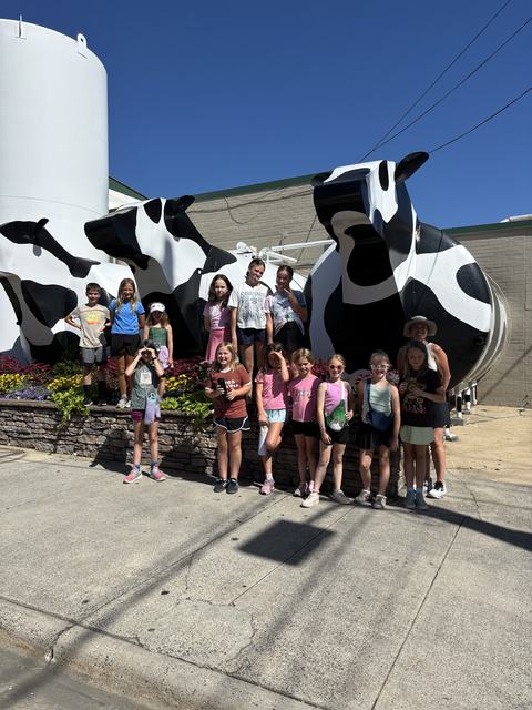 Group picture at Ashe County Cheese
