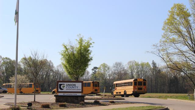 UCPS School Buses Dropping Off Students for Wake Up to Ag