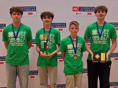 Stokes County 4-Hers first place