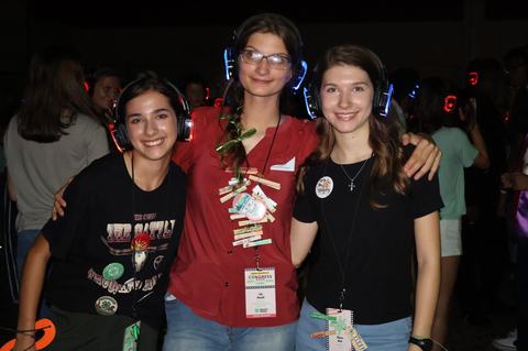 Congress delegates at dance