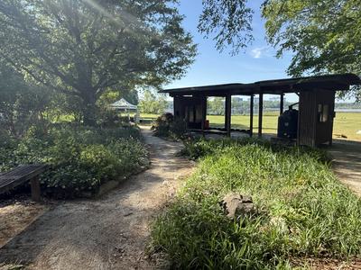 Lake Crabtree demonstration garden in April, 2026