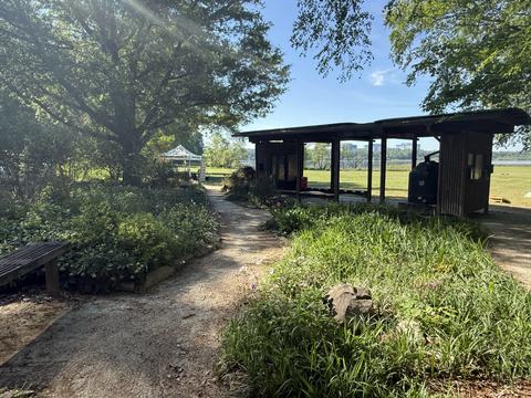 Lake Crabtree demonstration garden in April, 2026