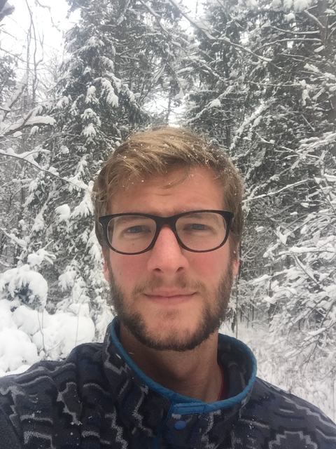 Image of Stephen Ruswick in a snowy landscape.