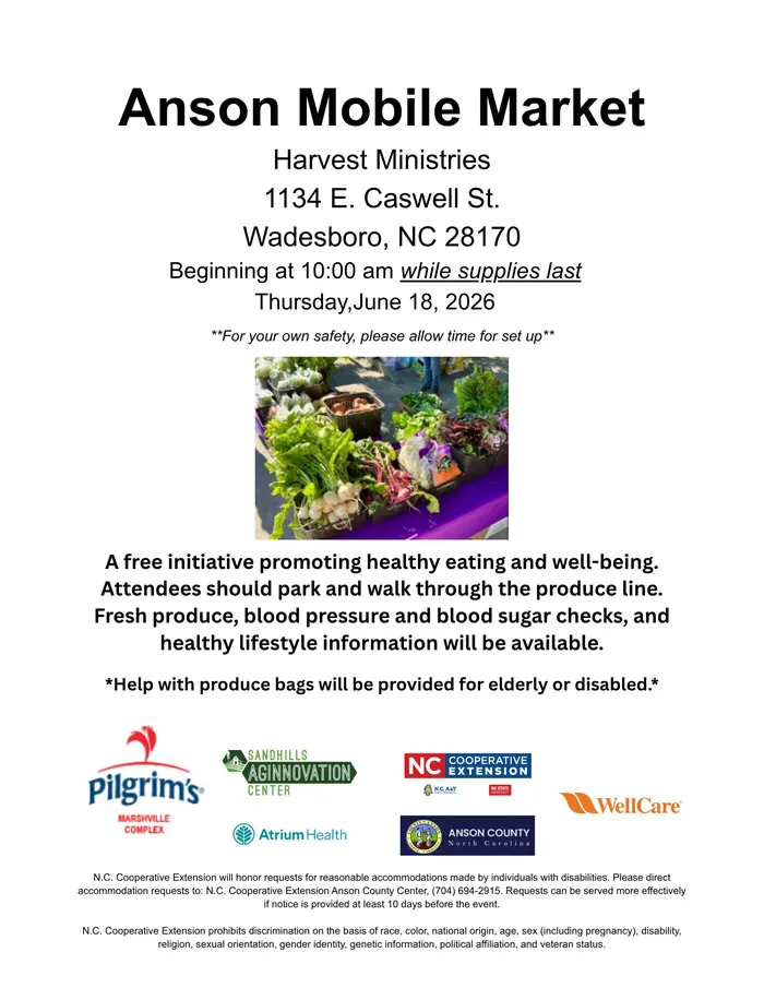 Anson Mobile Market flyer.