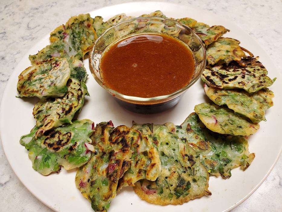 Korean-inspired Veggie Pancakes