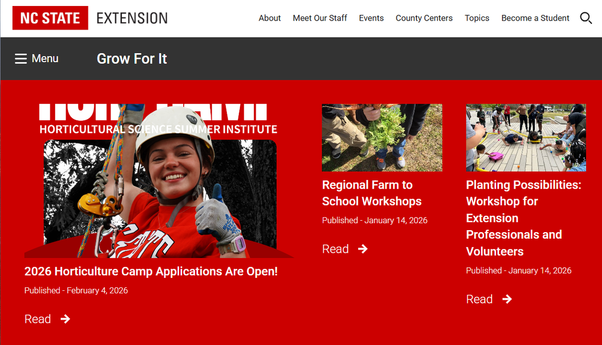 Grow For It website