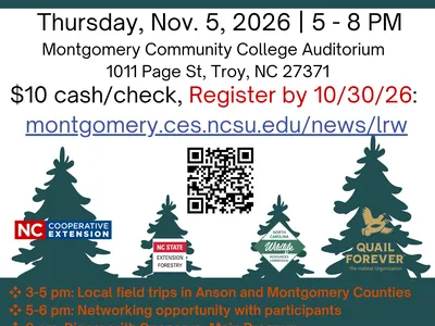 A flyer for a landowner event