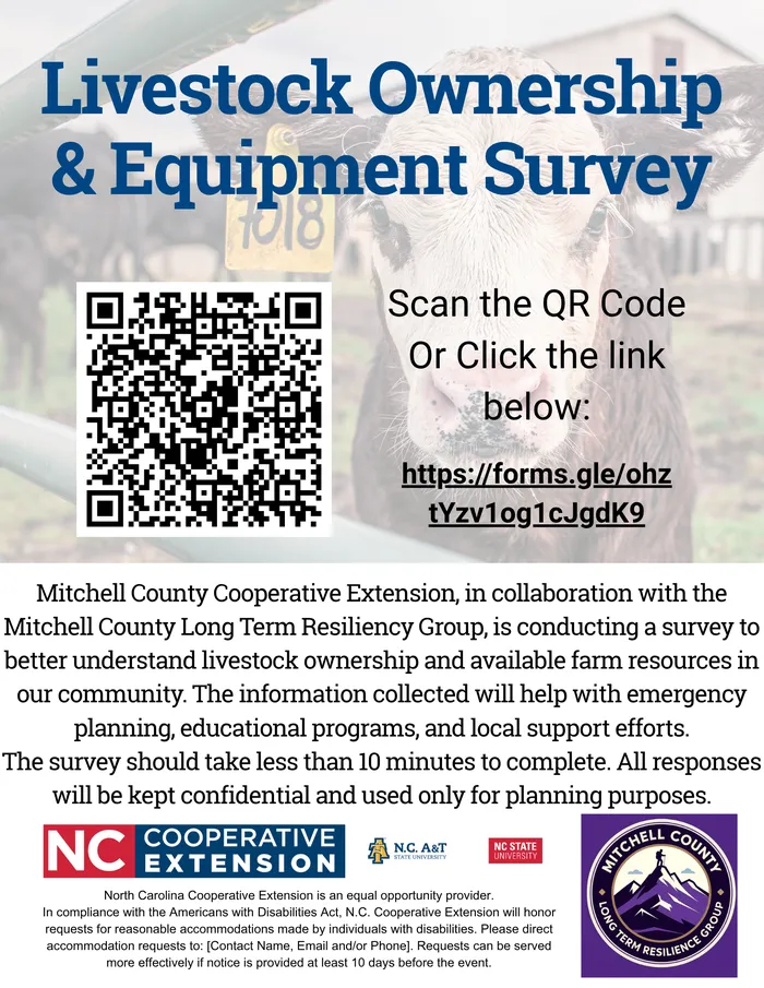 Livestock Survey for Owners and Equipment