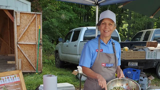 Margie Mansure at Farmers' Market