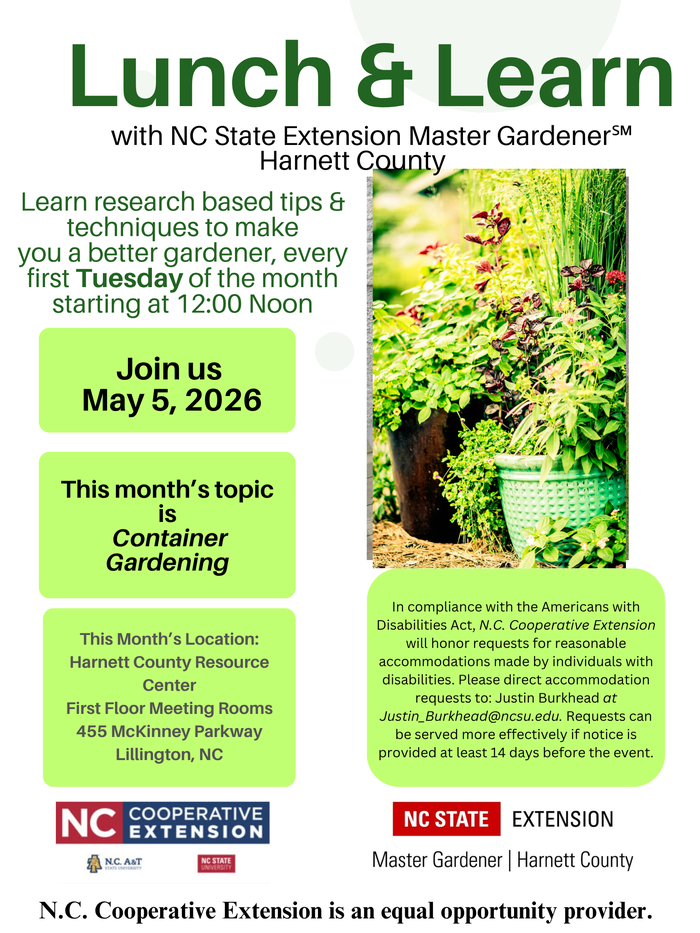 lunch and learn poster text below