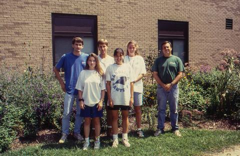 Group photo of 1996 entomology work crew