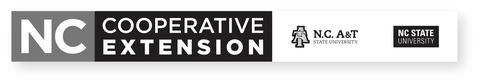 N.C. Cooperative Extension Horizontal Logo in Grayscale