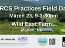 NRCS Field Day at Wild East Farm Flyer