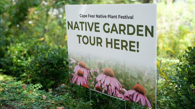 Native Garden Tour Sign