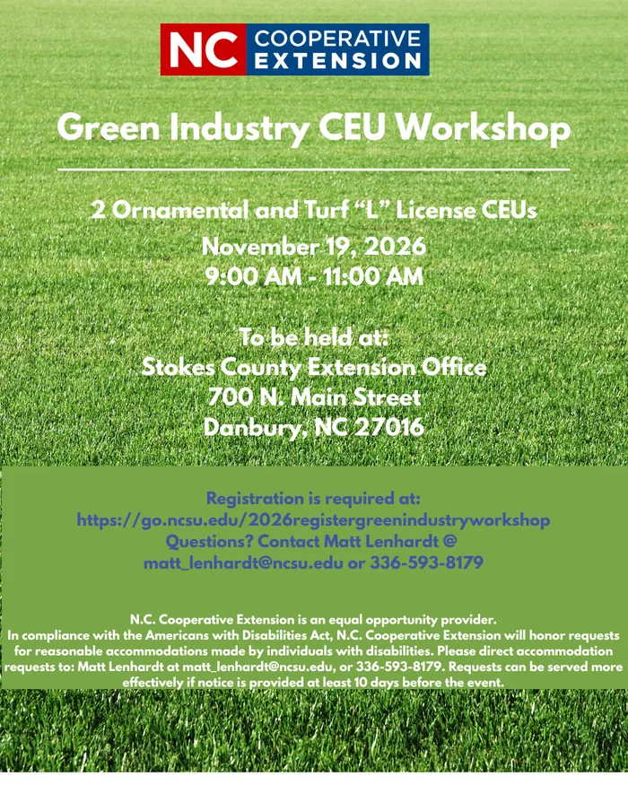 Green Industry CEU Workshop