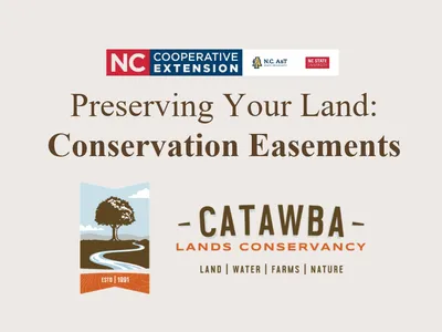 Preserving Your Land: Conservation Easements flyer logo