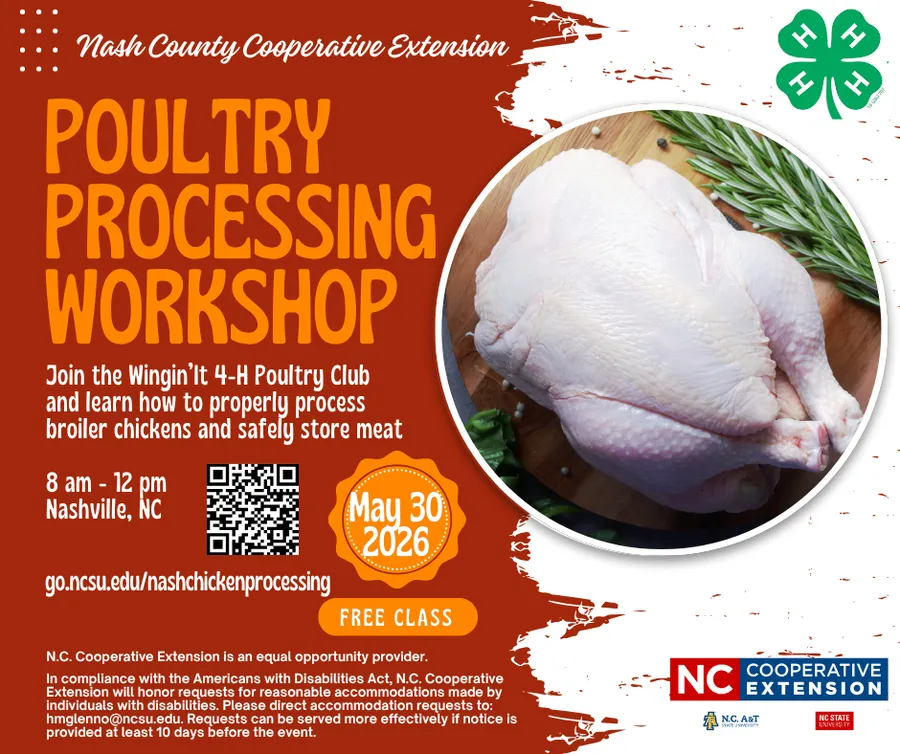 Poultry Processing Flyer with workshop details