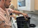 Family and Consumer Science agent teaching a preservation class series.