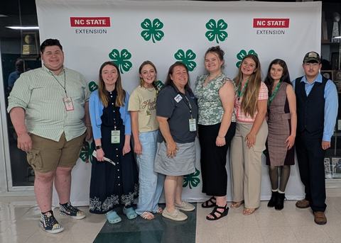 Youth from Cherokee County 4-H who attended state 4-H presentations.