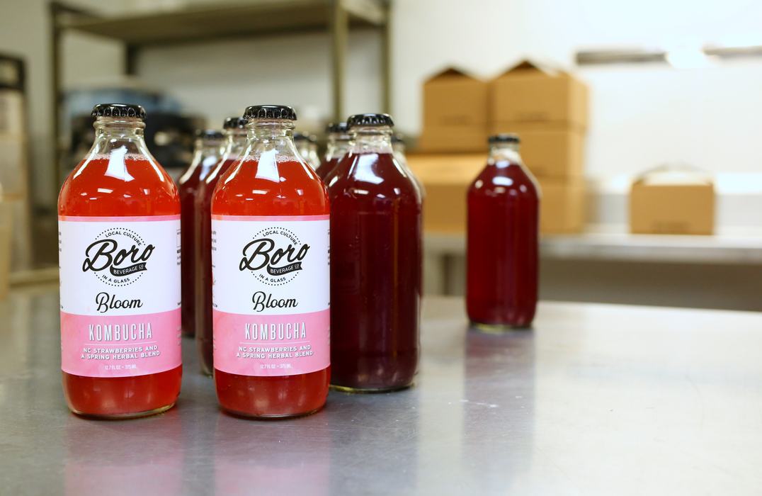 Komucha made at Piedmont Food Processing Center by an incubator business.