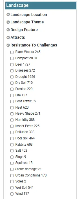 Decorative screenshot of EG Plant Toolbox section on Resistance to Challenges