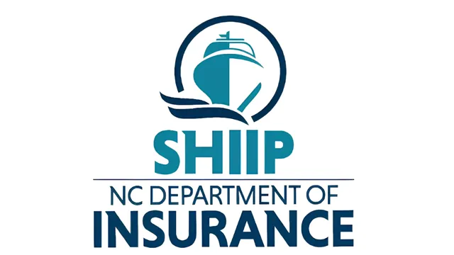 SHIIP NC Department of Insurance logo with modern blue ship and blue letters
