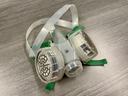Image of a half-face respirator mask with cartridge filters
