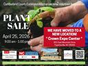 Plant Sale announcement concerning location move.