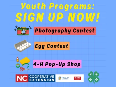 sign up now for the 4-H youth programs this fall in caswell county