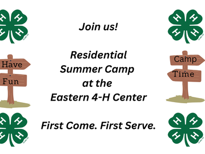 Residential Summer Camp Flyer