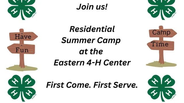 Residential Summer Camp Flyer