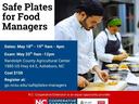Safe Plates certification course coming up May 18th through 20th at the Randolph County Agricultural Center located at 1180 US Highway 64 East in Asheboro. Cost is $150.00. Register on Eventbrite. Days 1 and 2 are from 9am to 4pm. Day 3 is from 9am to 12.