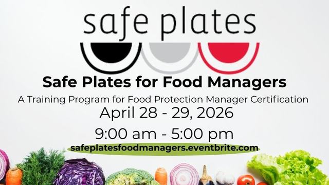 Safe Plates for Food Managers