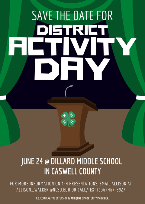 Save the date: 4-H Presentations