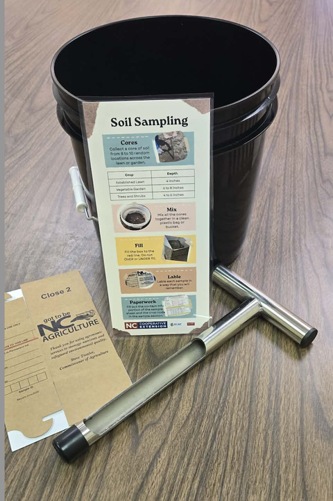 Kit used for soil sampling