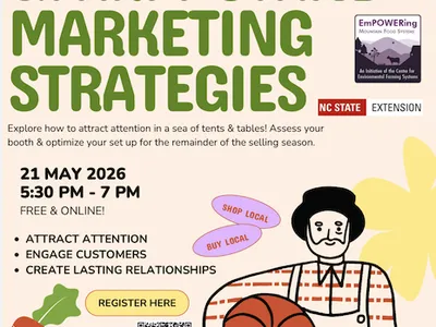 Farmers Market & Farm Stand Marketing Strategies!  Free and Online!
