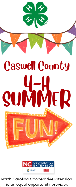 Caswell County 4-H Summer Fun!