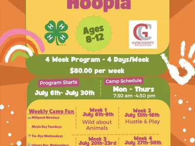 2026 Summer Hoopla flyer