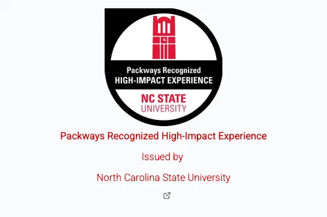 Packways Recognized High Impact Experience