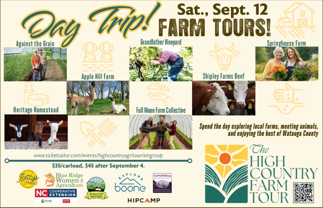 The High Country Farm Tour, Date, Farmers, and Sponsors