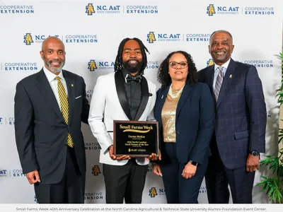 2026 NC Small Farmer of the Year Darius McKoy